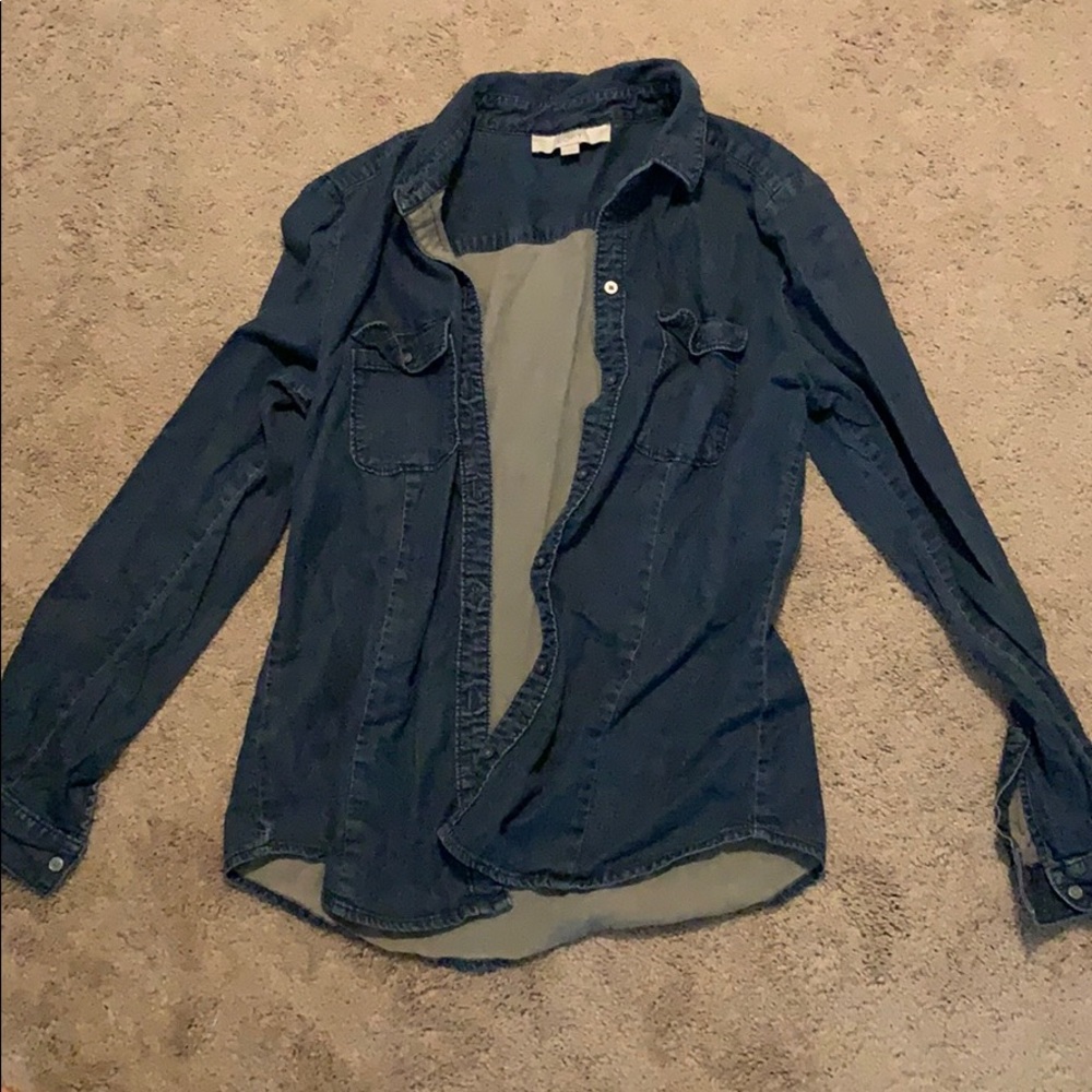 Button Up Denim Shirt
